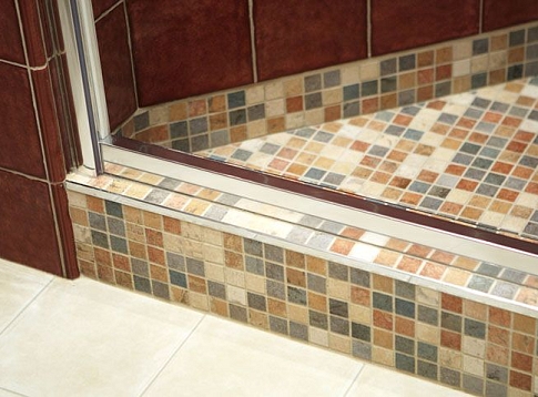 Ванная комната в испанской плитке