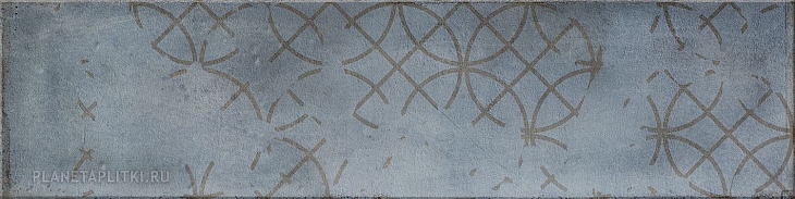 Декор Cifre Ceramica Omnia Decor Blue 7.5x30