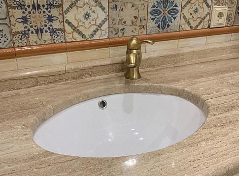 Ванная комната в стиле пэчворк