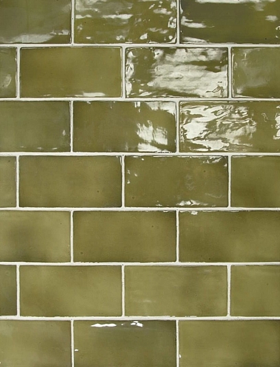 Настенная плитка Equipe Manacor Basil Green 7.5x15