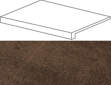 Ступень Фронтальная Atlas Concorde 10мм Wise Moka Scalino Frontale Lap 33x60