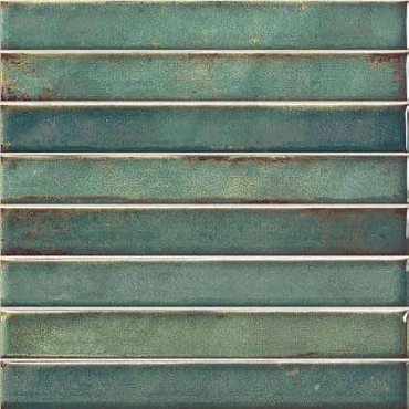  La Platera Brick Raku Emerald 35x35