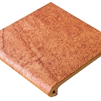 Ступень фронтальная Gres de Aragon Peldano 24-33 Jasper Rojo 33x33