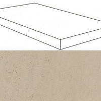 Ступень Угловая Левая Atlas Concorde 10мм Wise Sand Scalino Ang SX Lap 33x60