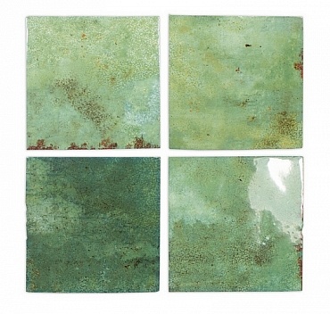 Настенная плитка DNA Tiles Enamel Square Moss 12.5x12.5