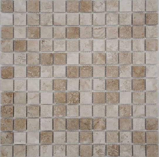 Мозаика Философия Мозаики Light Travertine 23-6P 30.5x30.5