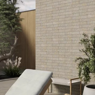 Eremite Taupe Elewacja Struktura Mat6.6x40