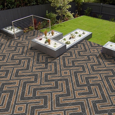 Arc Caroli Nero Matt40x40