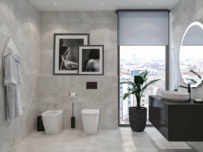 Керамогранит AGL Tiles Metal Cemento