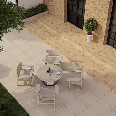 Eremite Sand Elewacja Struktura Mat6.6x40