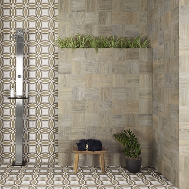 Patchwood Bianco20x20