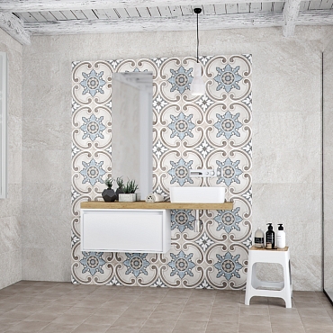 Adobe Basma Decor Ivory Mate20x20