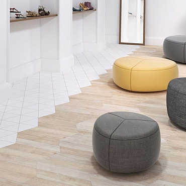 60 Grad Chevron A Calacatta9.8x23