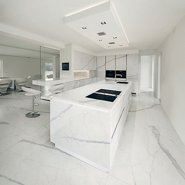 Arabescato Statuario Lucidato shiny75x150