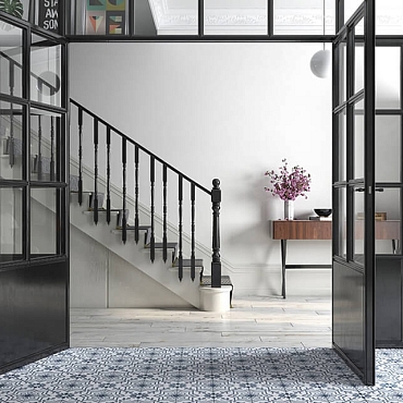 Samos Blue Matt Glazed Porcelain20x20