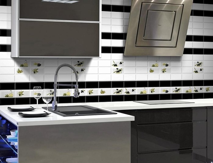 Настенная плитка Absolut Keramika Monocolor Biselado