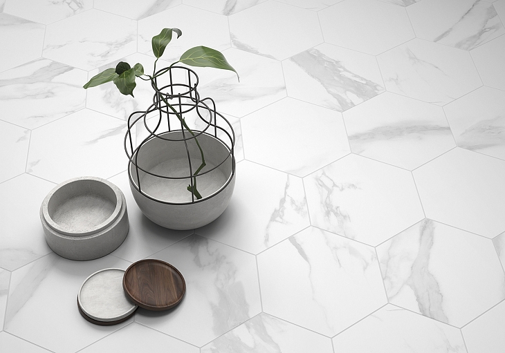 Керамогранит ITT White Soul Hexa