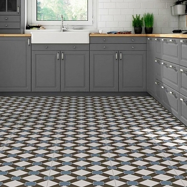 Apollon Charcoal Black Pre-Cut33.3x33.3