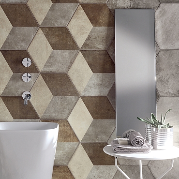 Heritage Deco Exagona Texture 134.5x40