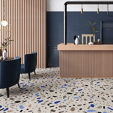 Ghiaia Maxi Bianco Lev60x60