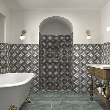 Elegance Blu Green20x20