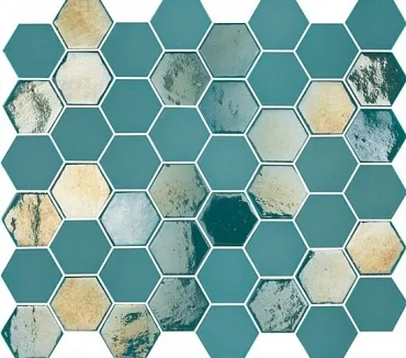 Мозаика Togama Sixties Turquoise 6 29.8x33